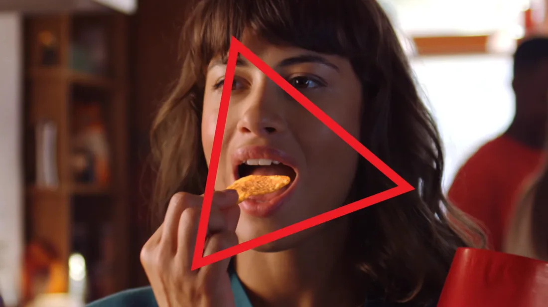 Dorito’s met rode driehoek
